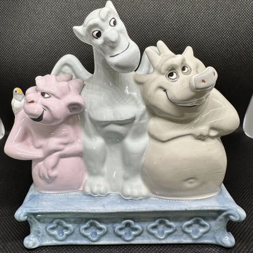 Disney Hunchback of Notre Dame Gargoyles Porcelain Figurine 4.5”